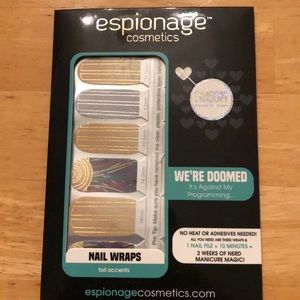 Espionage Cosmetics Nail Wrap We’re Doomed